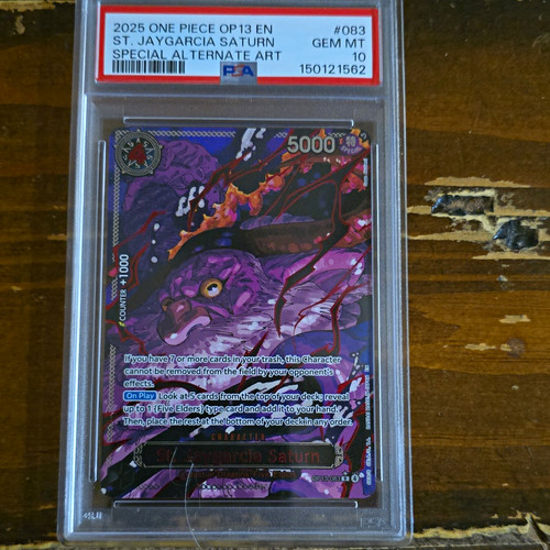 2025 Carrying on His Will St. Jaygarcia Saturn [Alternate Art] #OP13-083 card