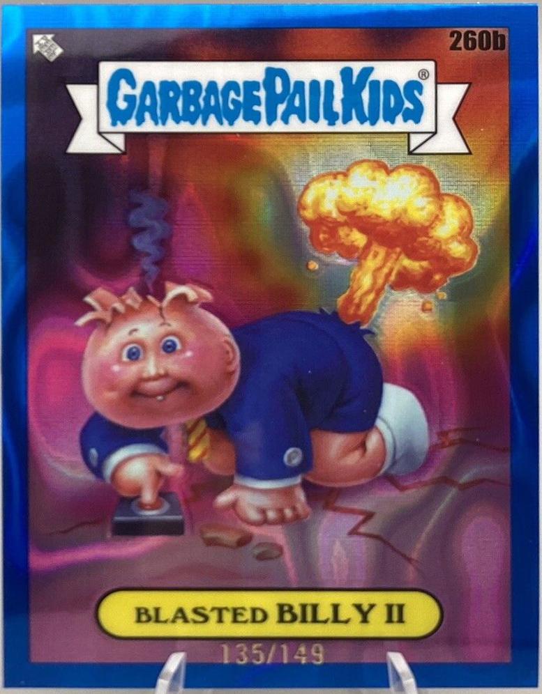 2025 Chrome Blasted BILLY II [Blue Lava Refractor] #260b card