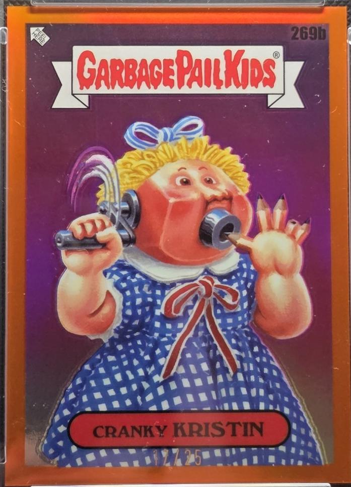 2025 Chrome Cranky Kristin [Orange Sapphire] #269b card