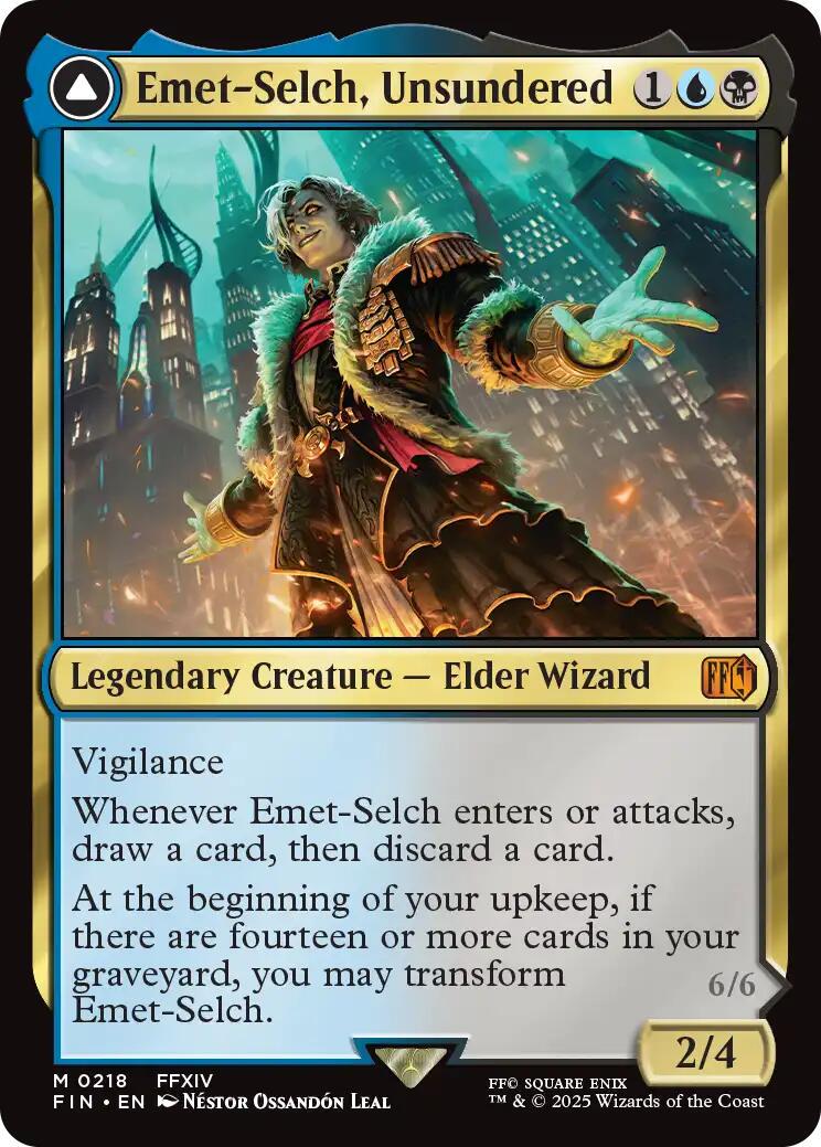 2025 Final Fantasy Emet-Selch, Unsundered #218 card