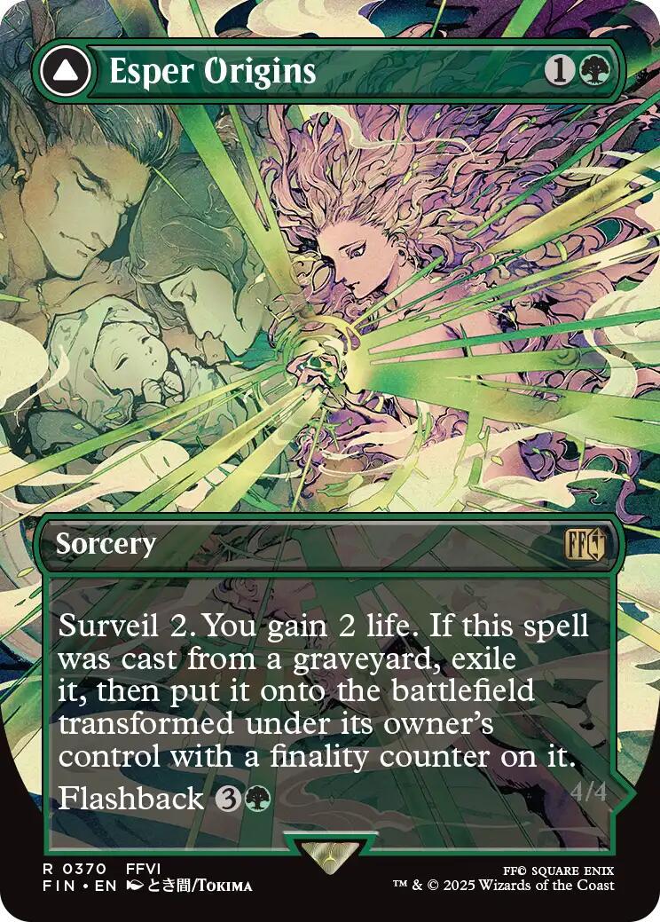 2025 Final Fantasy Esper Origins [Borderless] #370 card
