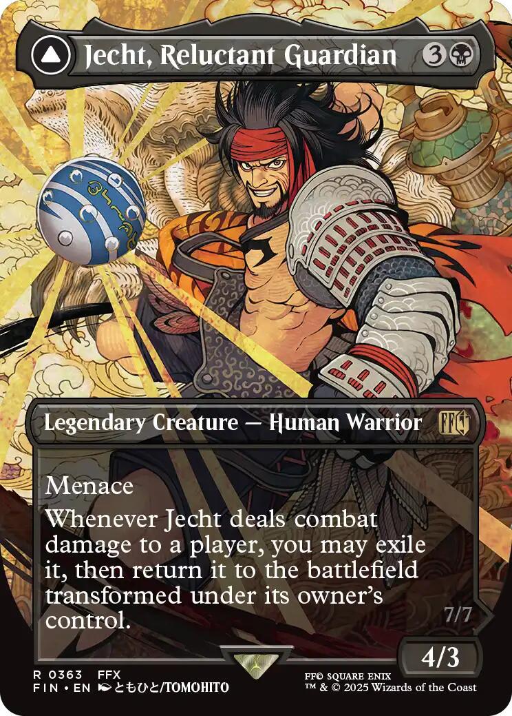 2025 Final Fantasy Jecht, Reluctant Guardian [Borderless] #363 card