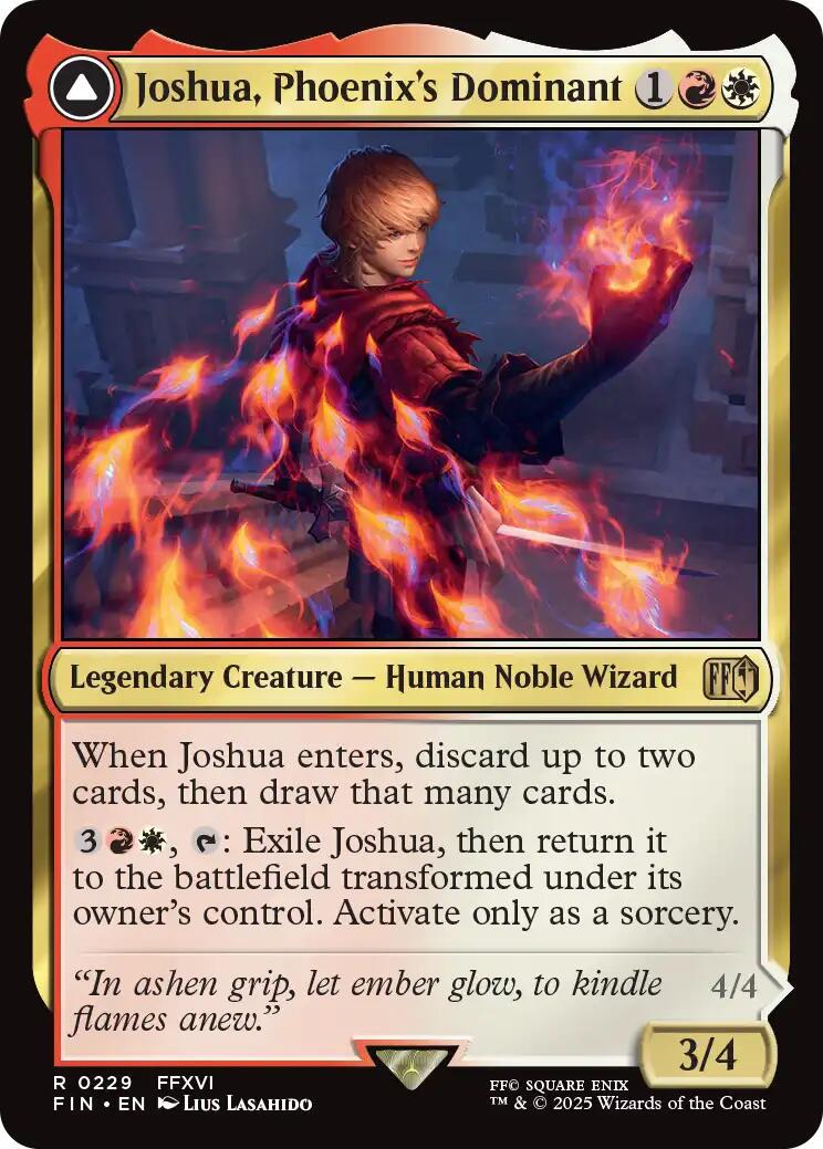 2025 Final Fantasy Joshua, Phoenix's Dominant #229 card