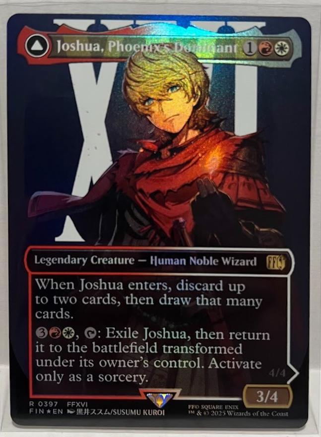 2025 Final Fantasy Joshua, Phoenix's Dominant [Borderless Foil] #397 card