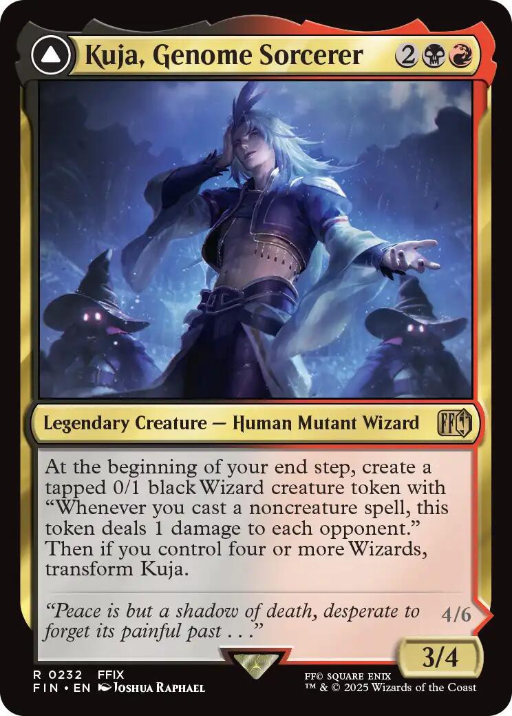 2025 Final Fantasy Kuja, Genome Sorcerer [Foil] #232 card