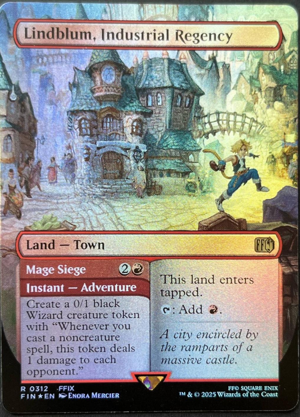 2025 Final Fantasy Lindblum, Industrial Regency [Borderless Foil] #312 card