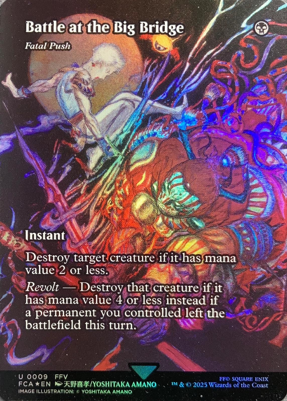2025 Final Fantasy Through the Ages Battle at the Big Bridge [Foil] #9 card