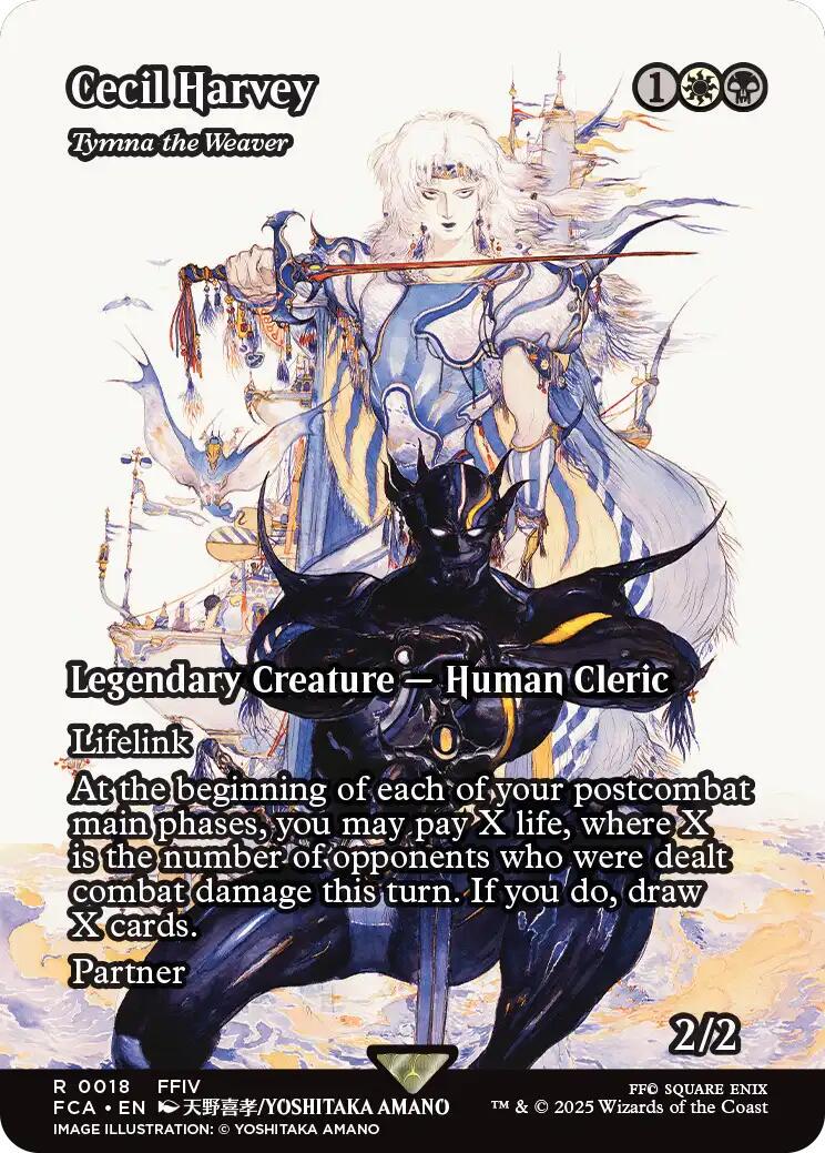 2025 Final Fantasy Through the Ages Cecil Harvey #18 card