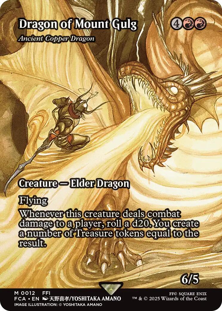 2025 Final Fantasy Through the Ages Dragon of Mount Gulg #12 card