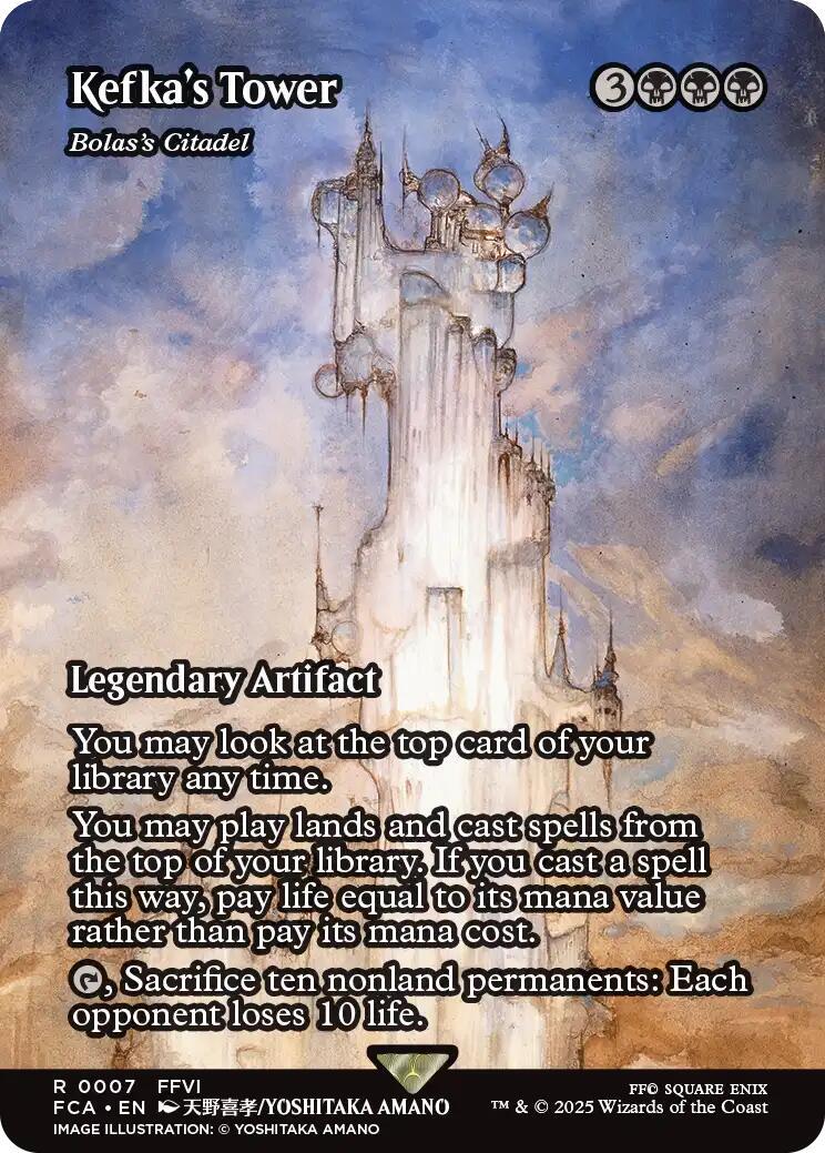 2025 Final Fantasy Through the Ages Kefka's Tower #7 card