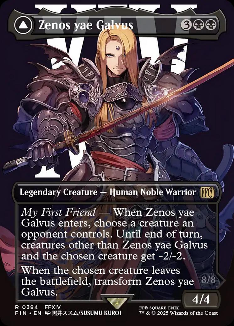 2025 Final Fantasy Zenos yae Galvus [Borderless Foil] #384 card