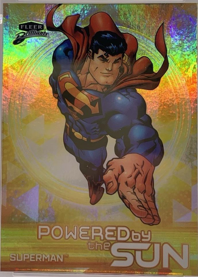 2025 Fleer Brilliants Superman Powered by the Sun Superman [Gold] #PS-1 card