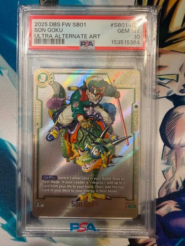 2025 Fusion World Manga Booster 01 Son Goku [Super Alternate Art] #SB01-023 card
