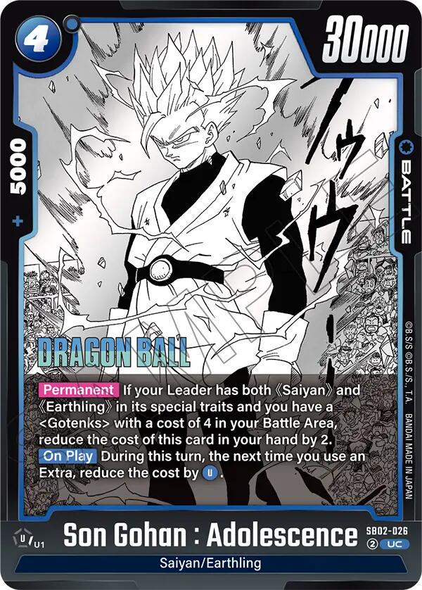 2025 Fusion World Manga Booster 02 Son Gohan : Adolescence #SB02-026 card
