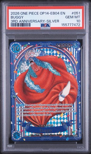 2025 Japanese Azure Sea's Seven Buggy [SP Silver] #OP09-051 card
