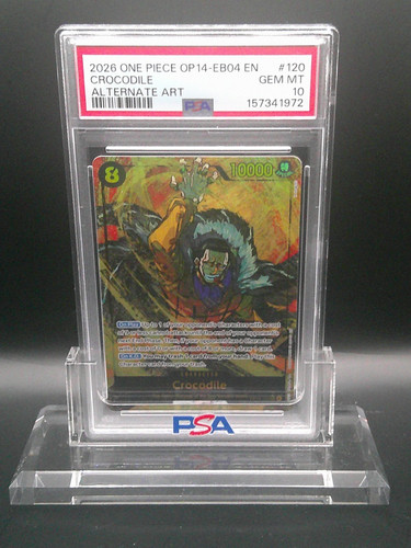 2025 Japanese Azure Sea's Seven Crocodile #OP14-120 card
