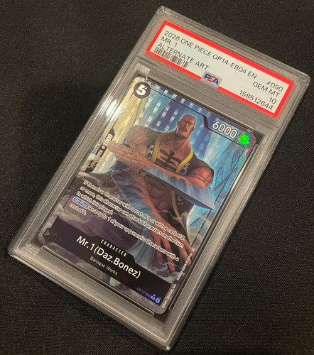 2025 Japanese Azure Sea's Seven Mr.1 Daz.Bonez [Alternate Art] #OP14-090 card