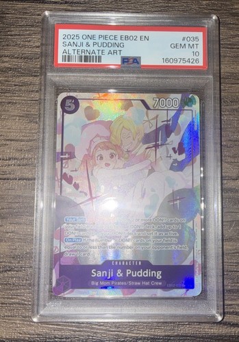 2025 Japanese Extra Booster Anime 25th Collection Sanji & Pudding [Alternate Art] #EB02-035 card