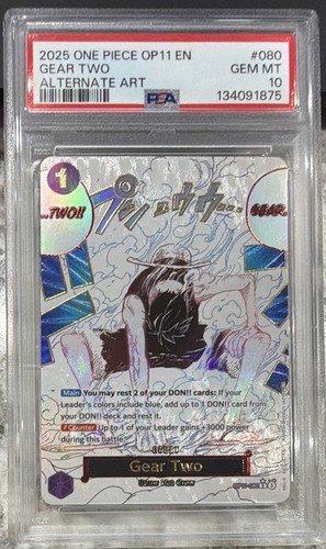 2025 Japanese Fist of Divine Speed Gear Two #OP11-080 card