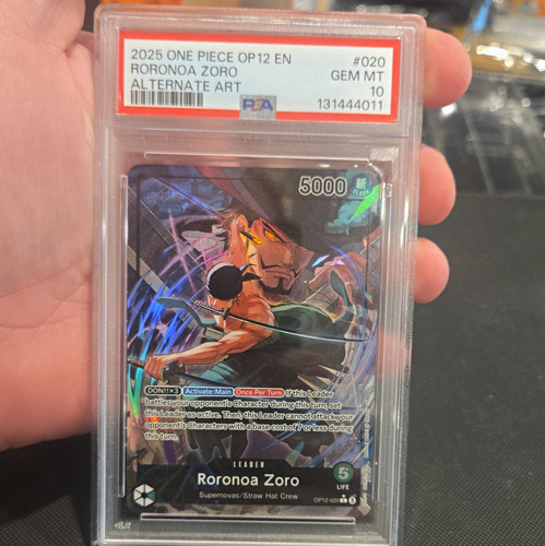 2025 Japanese Legacy of the Master Roronoa Zoro [Alternate Art] #OP12-020 card