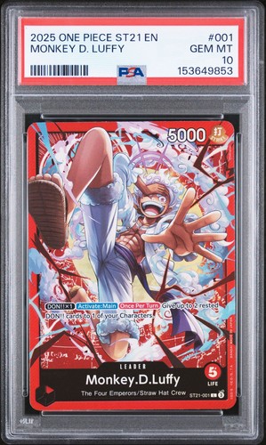 2025 Learn Together Deck Set Monkey.D.Luffy [Luffy Deck Foil] #ST21-001 card