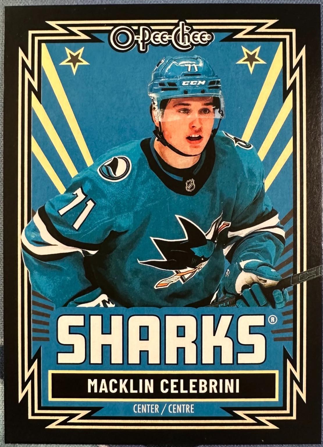 2025 O-Pee-Chee Macklin Celebrini [Retro Black Border] #119 card