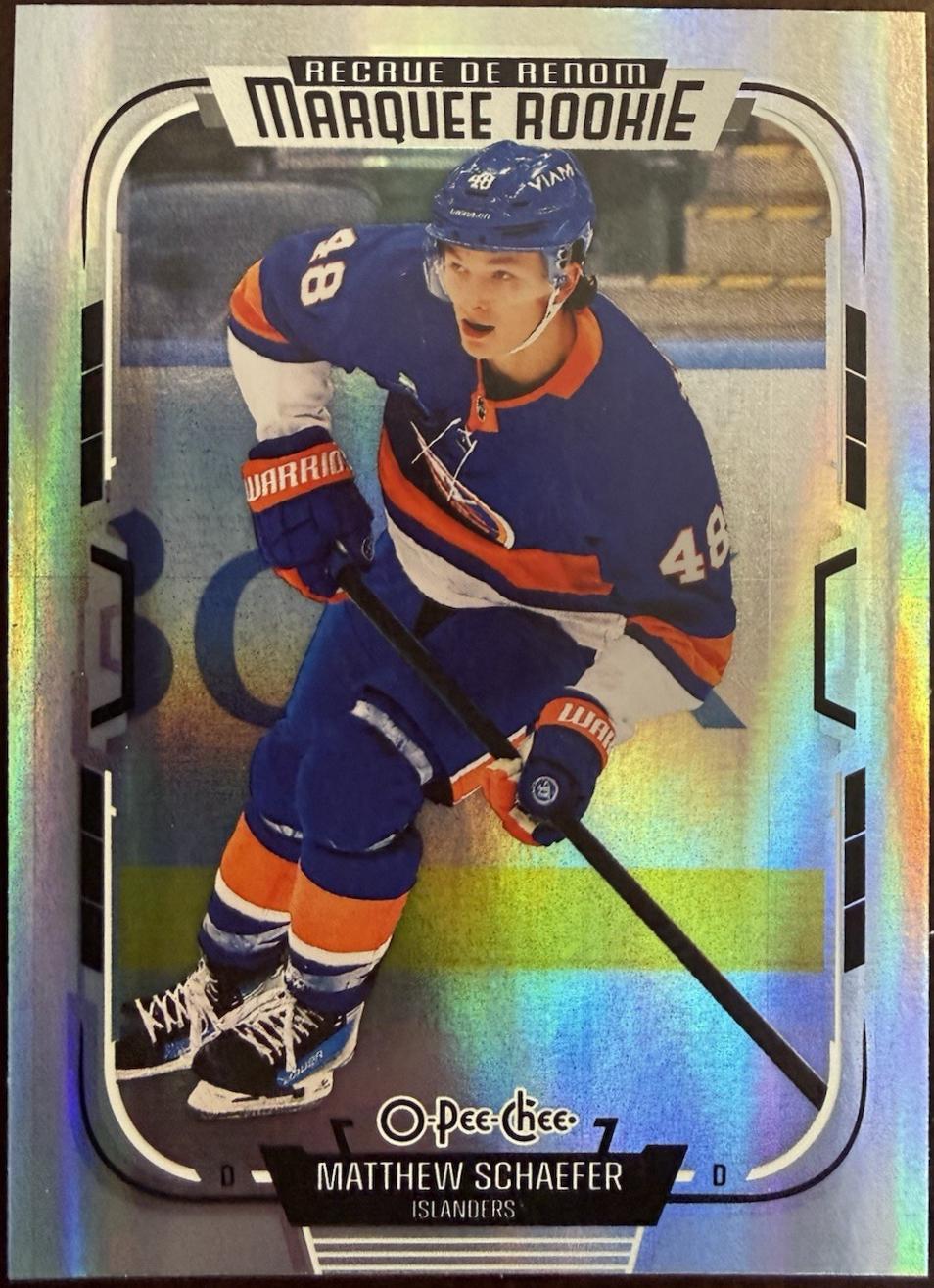 2025 O-Pee-Chee Matthew Schaefer [Rainbow Foil] #592 card