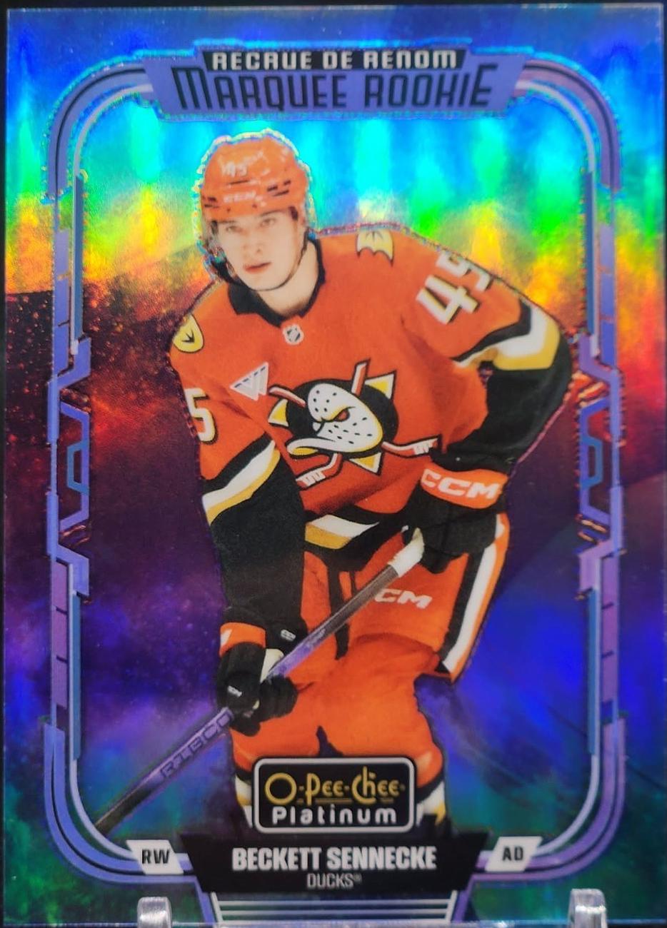 2025 O-Pee-Chee Platinum Preview Beckett Sennecke [Cosmic] #P-9 card