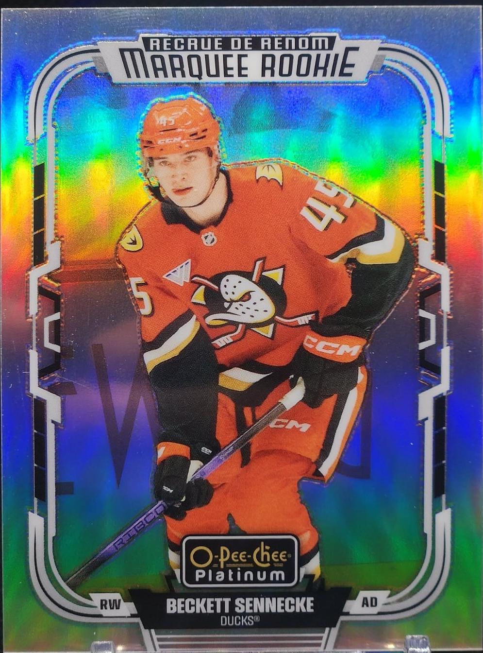 2025 O-Pee-Chee Platinum Preview Beckett Sennecke #P-9 card