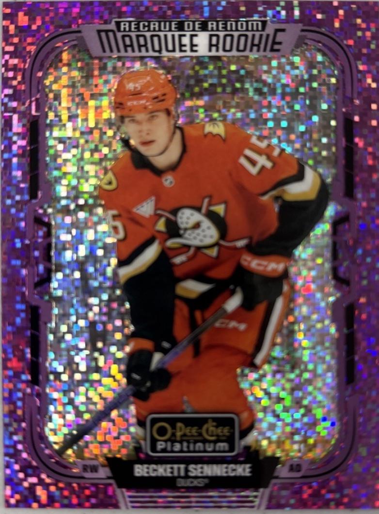 2025 O-Pee-Chee Platinum Preview Beckett Sennecke [Violet Pixels] #P-9 card