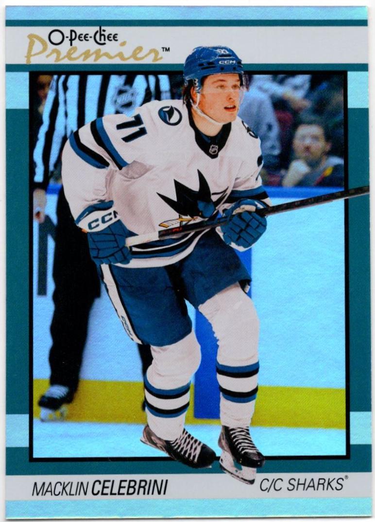2025 O-Pee-Chee Premier Macklin Celebrini #P-8 card