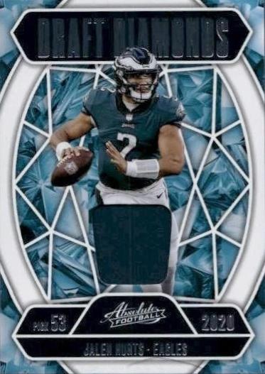 2025 Panini Absolute Draft Diamonds Jersey Jalen Hurts #DDJ-JHU card