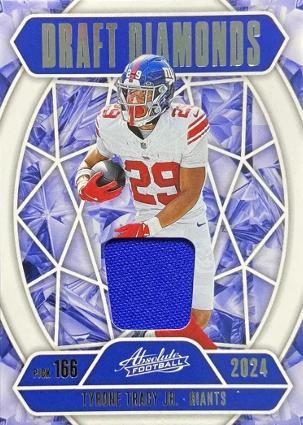 2025 Panini Absolute Draft Diamonds Jersey Tyrone Tracy Jr. #DDJ-TTR card