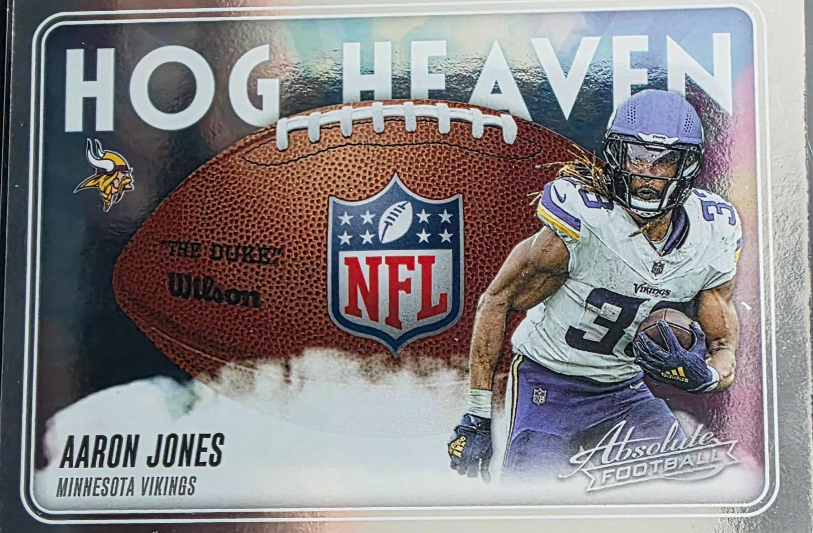 2025 Panini Absolute Hog Heaven Aaron Jones #HH-AJS card