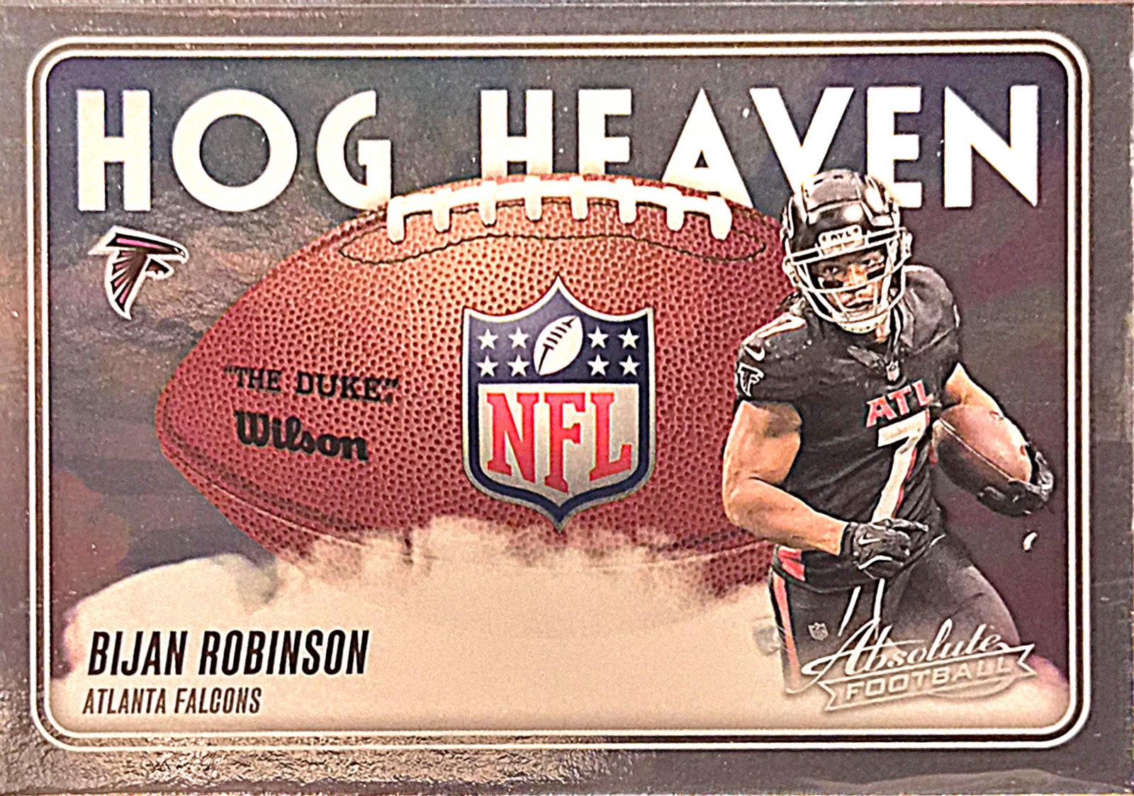 2025 Panini Absolute Hog Heaven Bijan Robinson #HH-BRN card