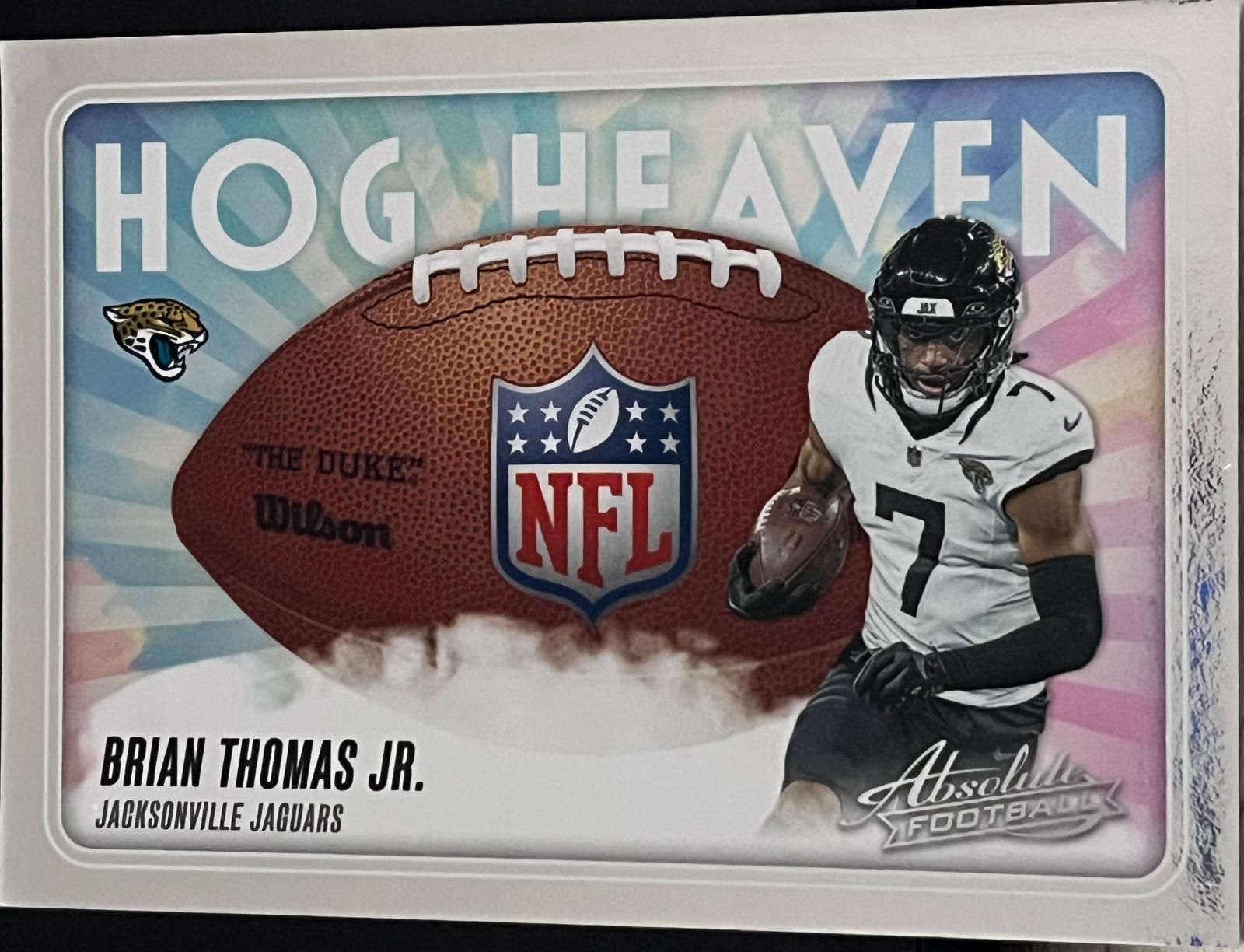 2025 Panini Absolute Hog Heaven Brian Thomas Jr. #HH-BTJ card
