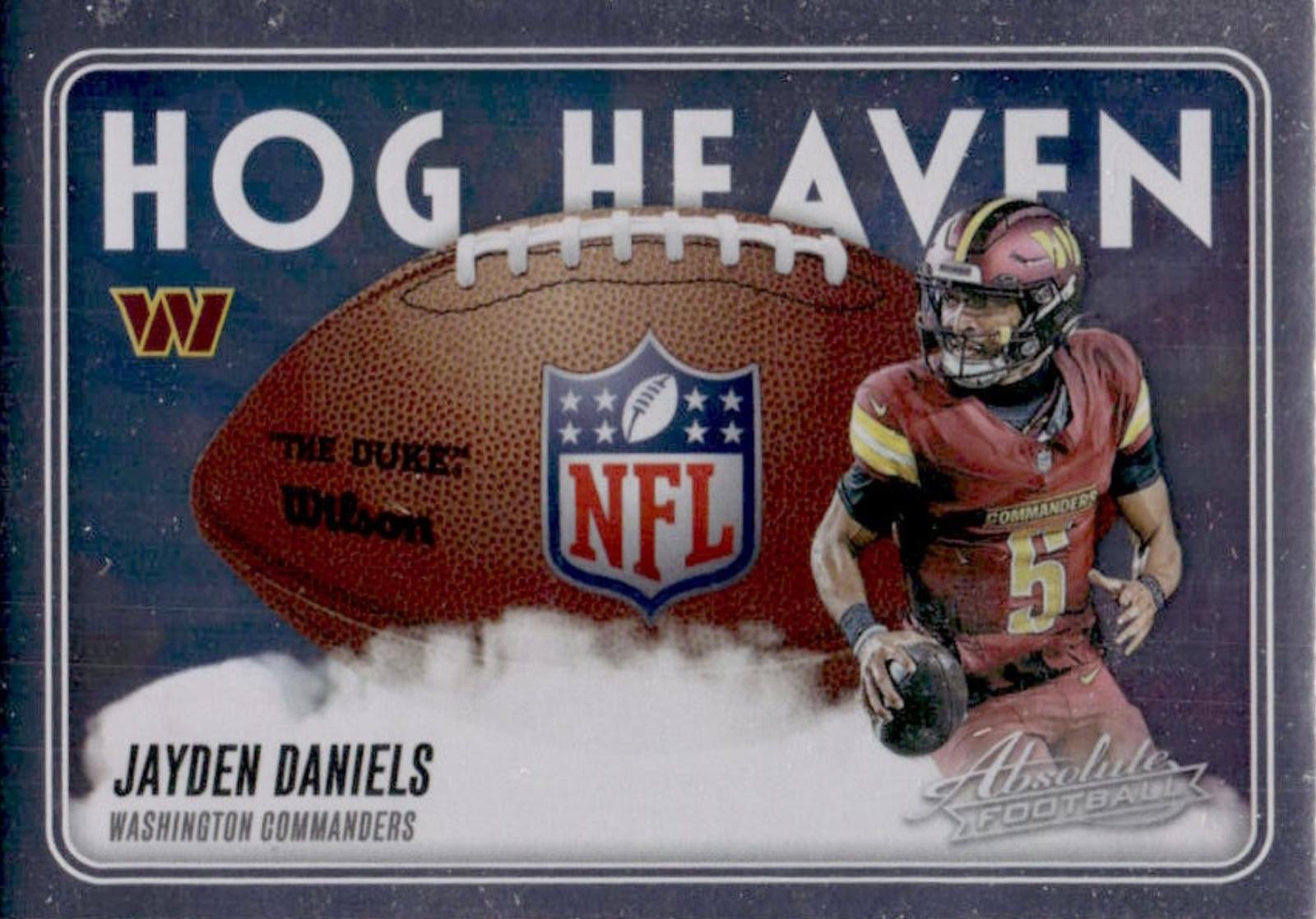 2025 Panini Absolute Hog Heaven Jayden Daniels #HH-JDS card