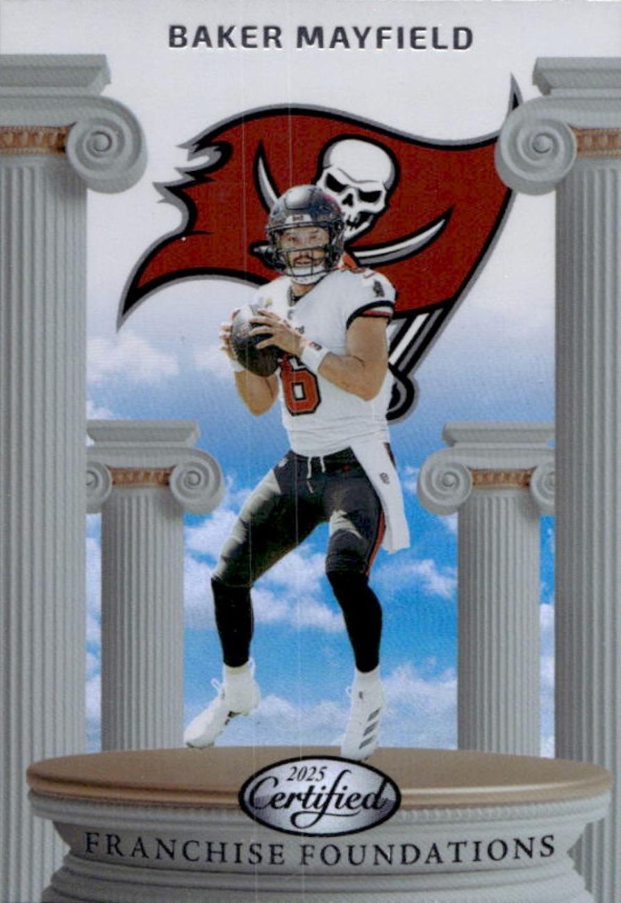 2025 Panini Certified Franchise Foundations Baker Mayfield #FFO-BMD card