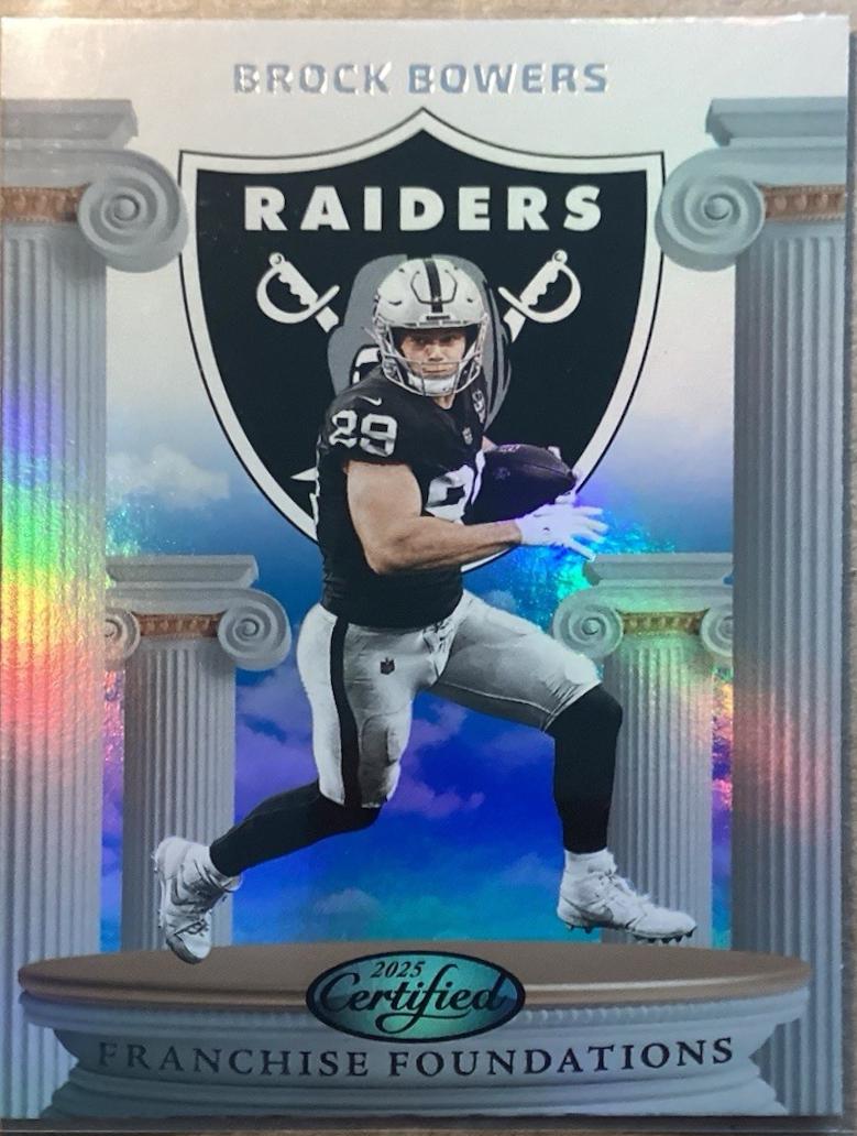 2025 Panini Certified Franchise Foundations Brock Bowers #FFO-BBS card