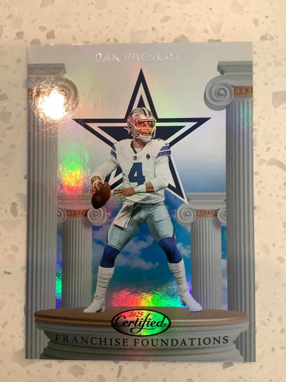 2025 Panini Certified Franchise Foundations Dak Prescott #FFO-DPT card