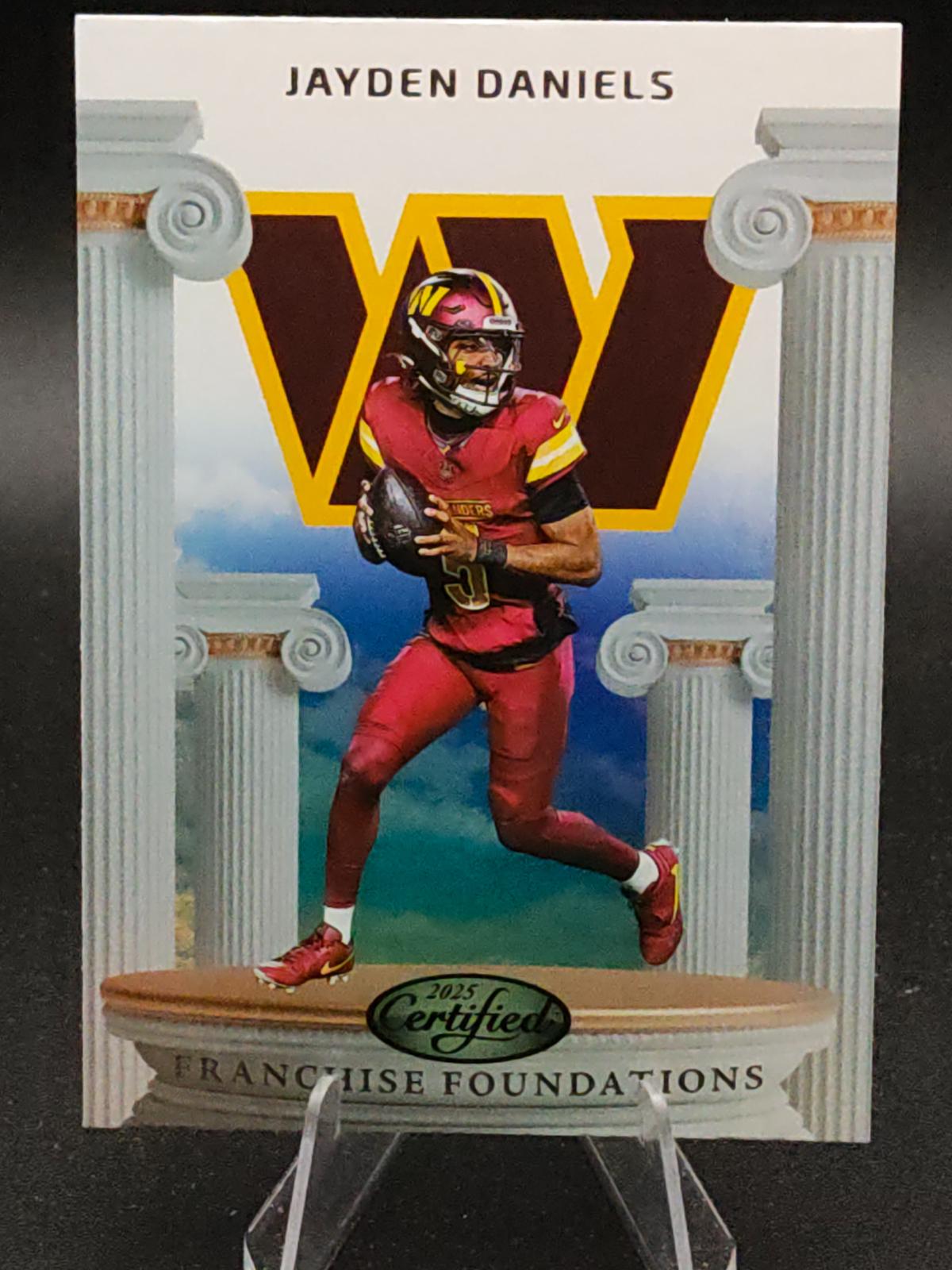 2025 Panini Certified Franchise Foundations Jayden Daniels #FFO-JDS card