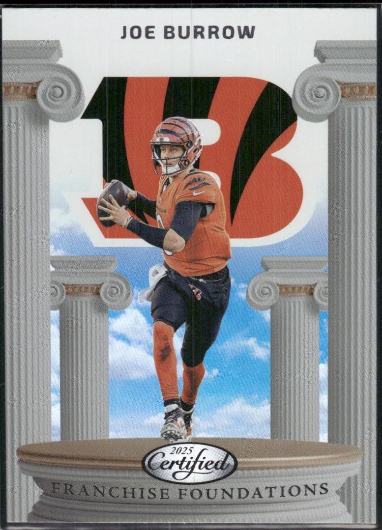 2025 Panini Certified Franchise Foundations Joe Burrow #FFO-JBW card