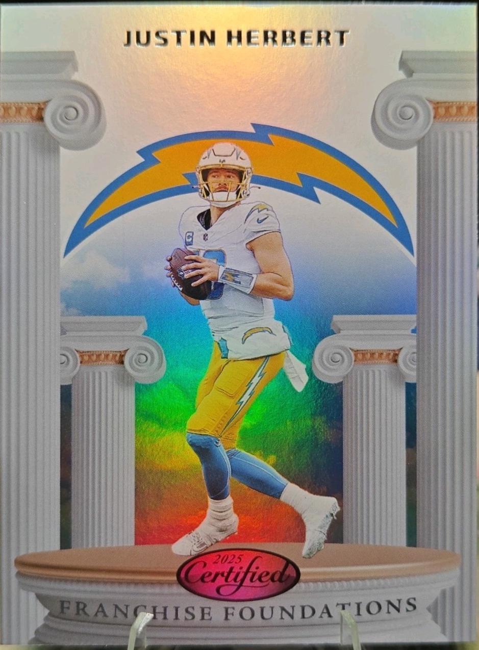 2025 Panini Certified Franchise Foundations Justin Herbert #FFO-JHT card
