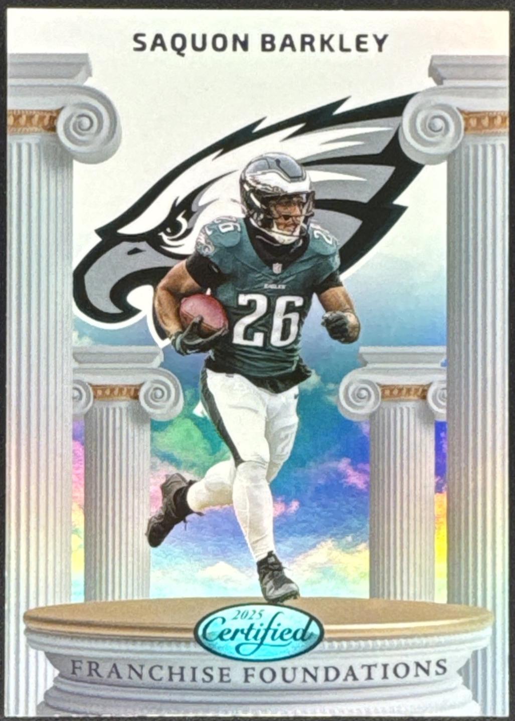 2025 Panini Certified Franchise Foundations Saquon Barkley #FFO-SBY card