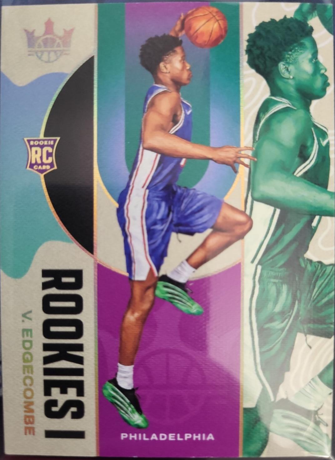 2025 Panini Court Kings VJ Edgecombe #101 card