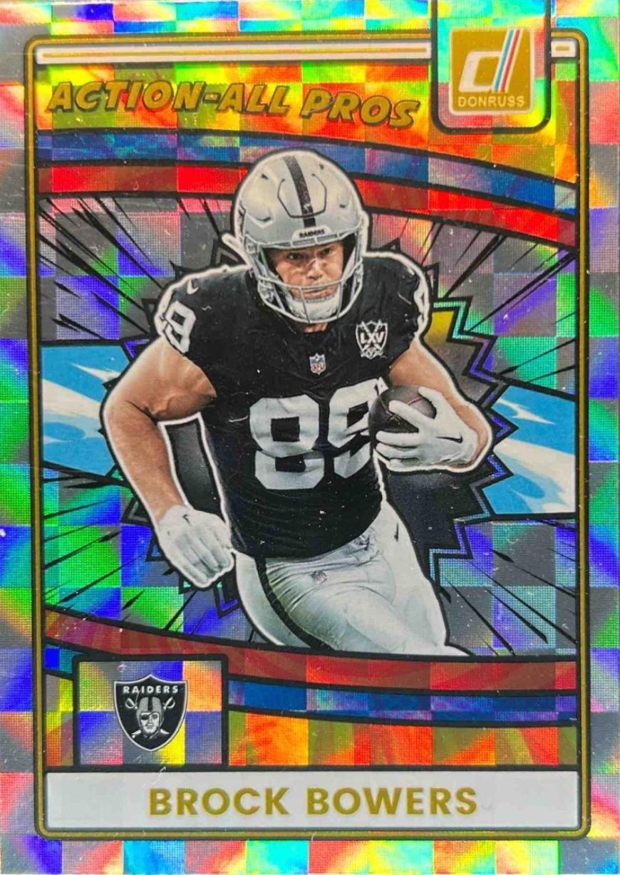 2025 Panini Donruss Action All-Pros Brock Bowers #AAP-BBO card