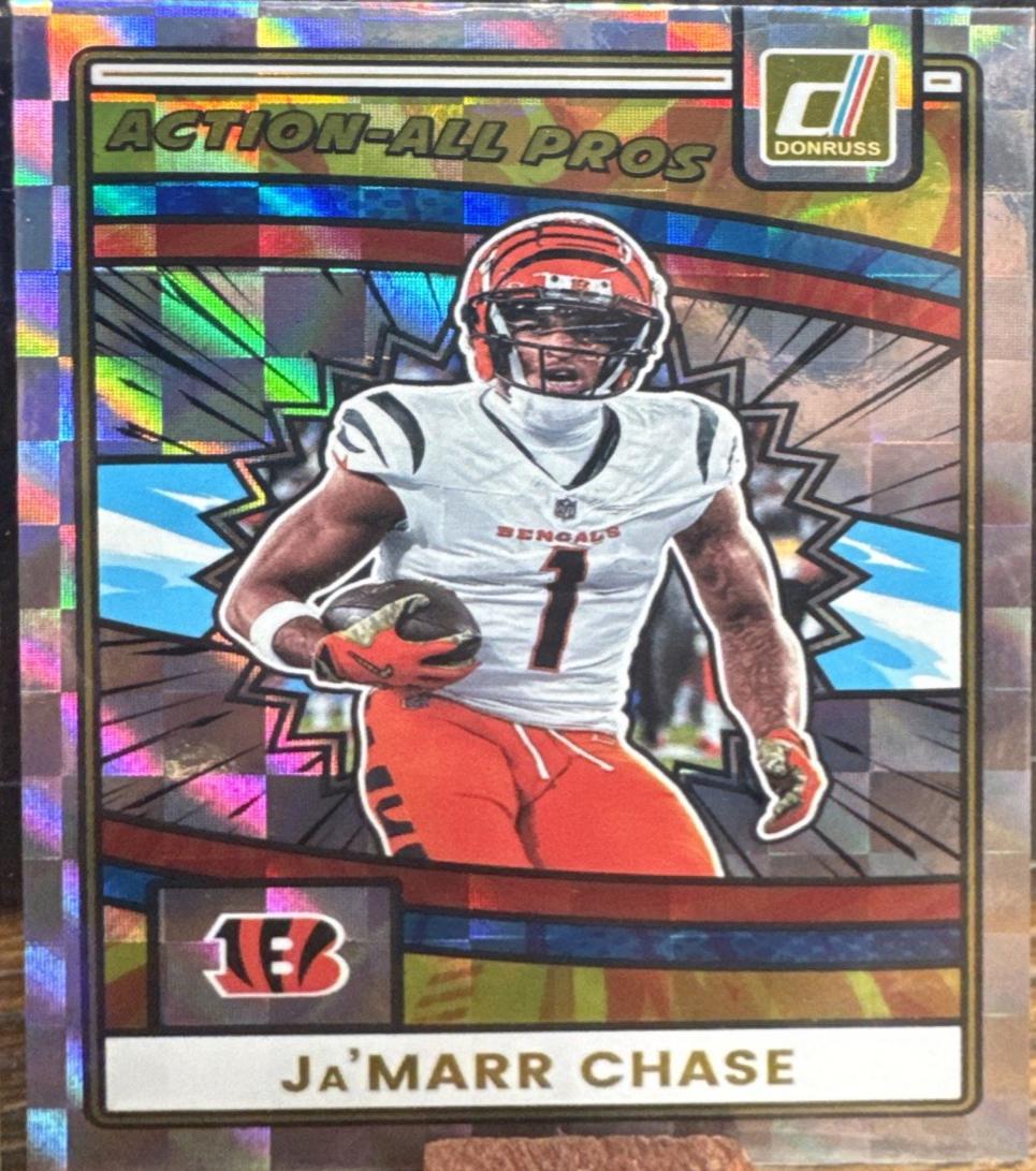 2025 Panini Donruss Action All-Pros Ja'Marr Chase #AAP-JCH card