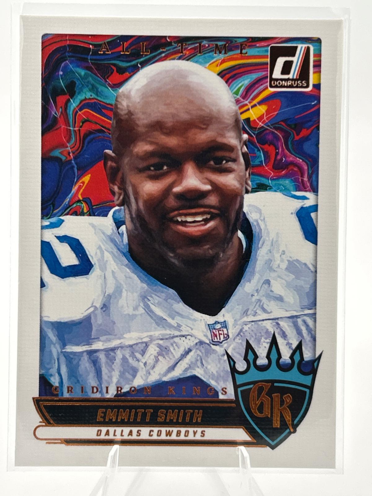 2025 Panini Donruss All-Time Gridiron Kings Emmitt Smith #ATGK-ESH card