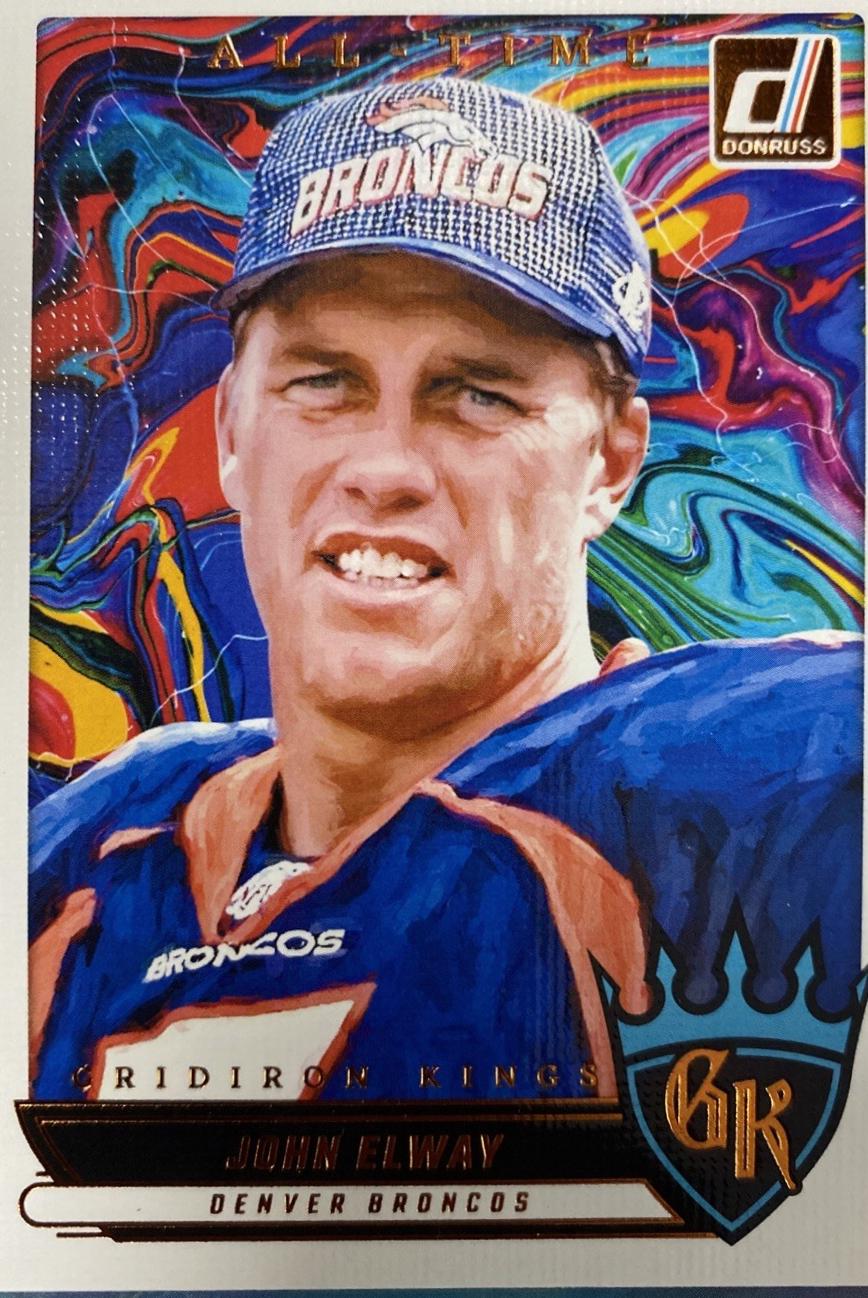 2025 Panini Donruss All-Time Gridiron Kings John Elway #ATGK-JEY card