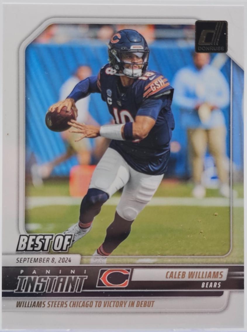 2025 Panini Donruss Best of Instant Caleb Williams #INS-CWS card